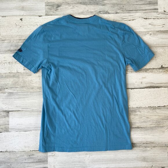 CLEARANCE! NFL New Era Men's Size Small Embroidered Crewneck Tee Blue T-Shirt - Picture 3 of 3